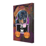 Halloween - Just a Lil Spooky - Rottweiler Canvas Print