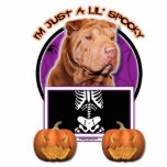 Halloween - Just a Lil Spooky - Shar Pei - Lucky photo sculptures