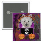 Halloween - Just a Lil Spooky - Westie - Tank Buttons