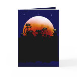 Halloween Kitties and Halloween Moon Card