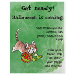 Halloween Kitty Party Invitation Flyer
