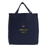 Halloween Loot Navy Embroidered Bag embroidered bags