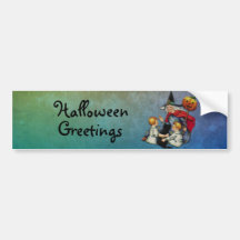 Halloween Magic Bumper Stickers