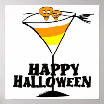 Halloween Martini Print