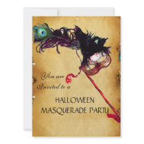 HALLOWEEN MASQUERADE PARTY, parchment