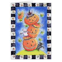 Halloween Mice Greeting Card