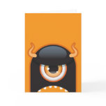 Halloween monster card