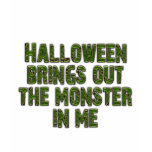 Halloween Monster In Me (Frankenstein green) t-shirts