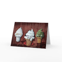 Halloween Monsters Team! cards by colonelle Halloween Monsters Team! cards