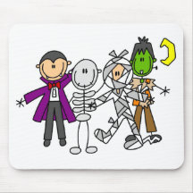 Halloween Monsters Tshirts and Gifts Mousepads