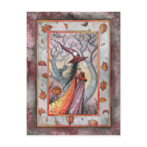 Halloween Mystic Witch by Molly Harrison Postcards