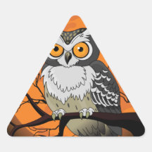 Halloween Owl Sticker