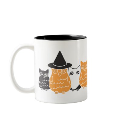 Halloween Owls Coffee Mug by candystore