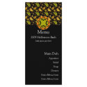 Halloween Paisley Bat Menu Card rack cards