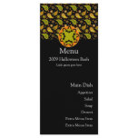 Halloween Paisley Bat Menu Card rack cards