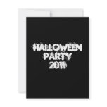Halloween Party 2011. Black and White. Custom invitations