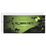 Halloween Party Black Cat Haunted House invitations