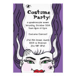 Halloween party - bride of frankenstien invitation