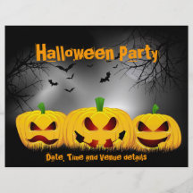 Halloween party flyer