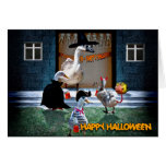 HALLOWEEN PARTY INVITATION GREETING CARDS