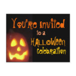 Halloween Party Invitation postcards