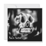Halloween Party Invitation Skull