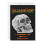 Halloween Party Invitation Skull