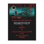 Halloween Party invitation template - customise postcards