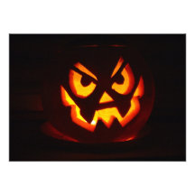 Halloween Party Invitations Jack o lanterns