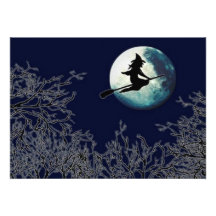 Halloween Party Invitations Witch
