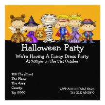 Halloween Party Personalized Invite
