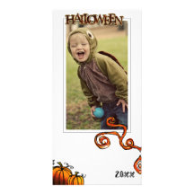 Halloween photo card