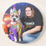 Halloween - Pitbull - Tyson Drink Coaster