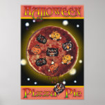 Halloween Pizza Pie posters