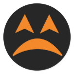 Halloween Pumpkin Face Sticker 5