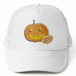 Halloween Pumpkin Mesh Hats