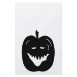 Halloween Pumpkin Silhouette. Black. Custom flyers