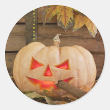 Halloween pumpkin sticker