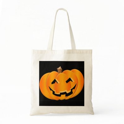 Halloween Pumpkin trick or treat Bag by JoyOfLife