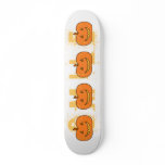 Halloween Pumpkin with Grin. Custom skateboards