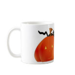 Halloween Pumpkins/Black Cat Coffee Mug