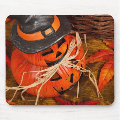 Halloween Pumpkins Mousepad