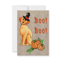 Halloween Puppy Dog Personalized Invitations