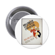 Halloween Roller Skating Festival Button