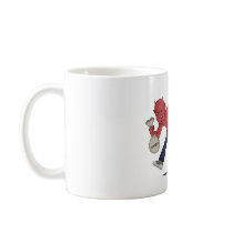 Halloween satan coffee mug
