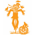 Halloween Scarecrow Silhouette T Shirt