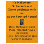 Halloween scene flyers