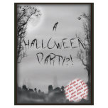 Halloween Scene Photo Frame flyers