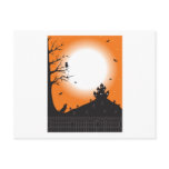 Halloween Scene postcards