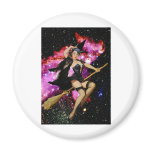 Halloween Sexy Cosmic Witch Fridge Magnet
